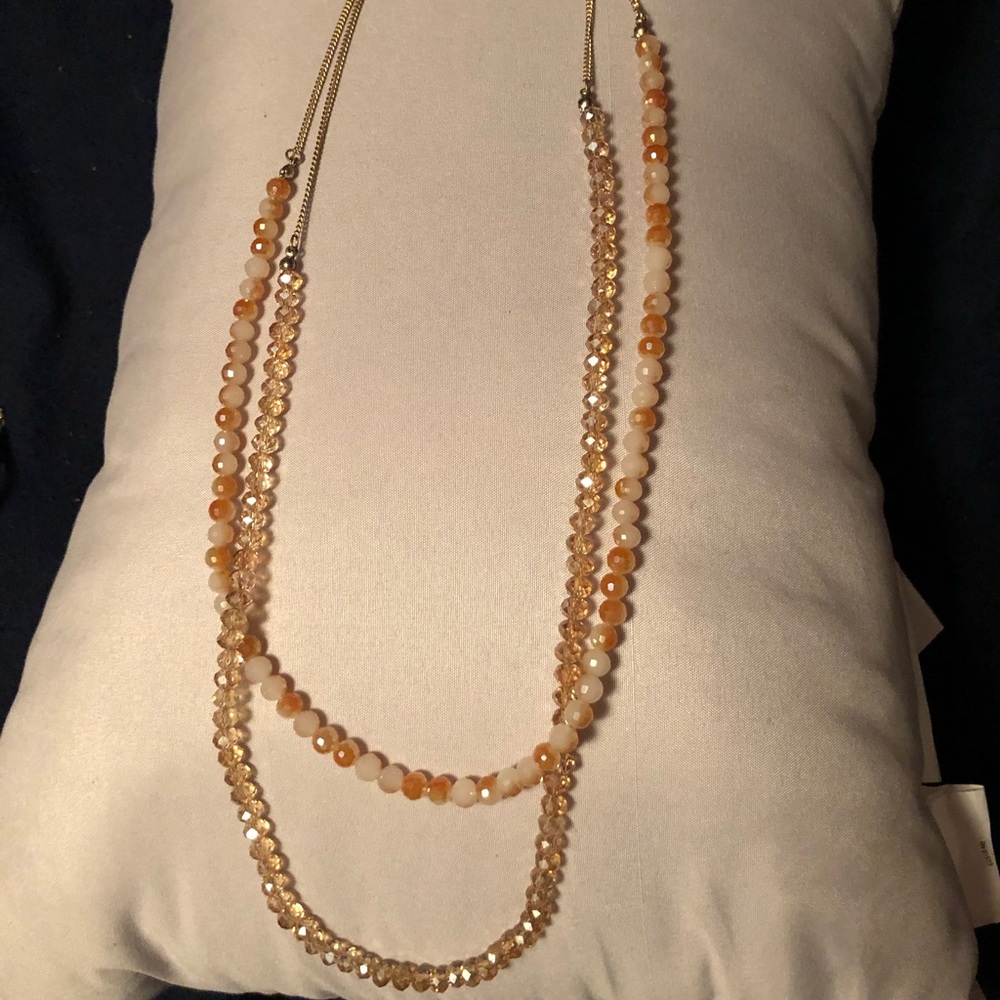 Double tiered necklace